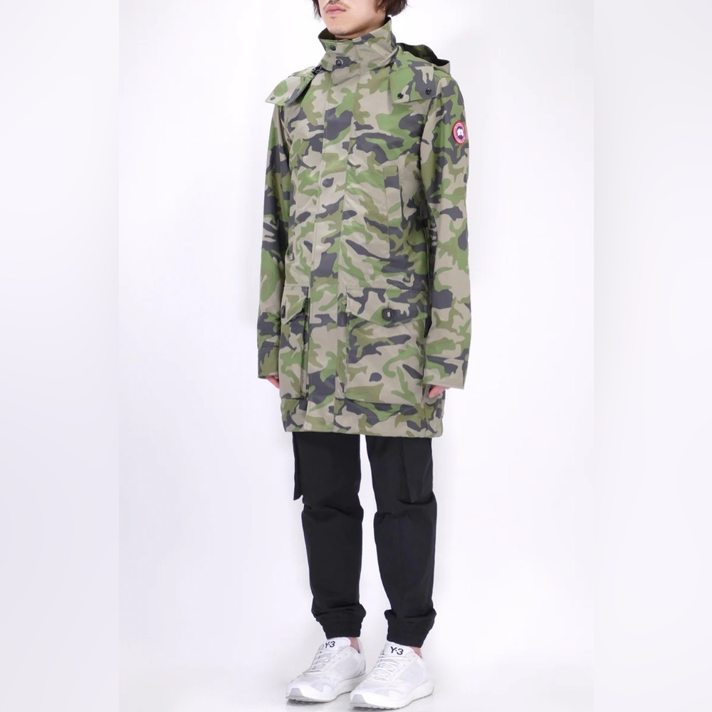 NWT Canada Goose Crew Trench Jacket Camo | Men's Lightweight Utility Coat